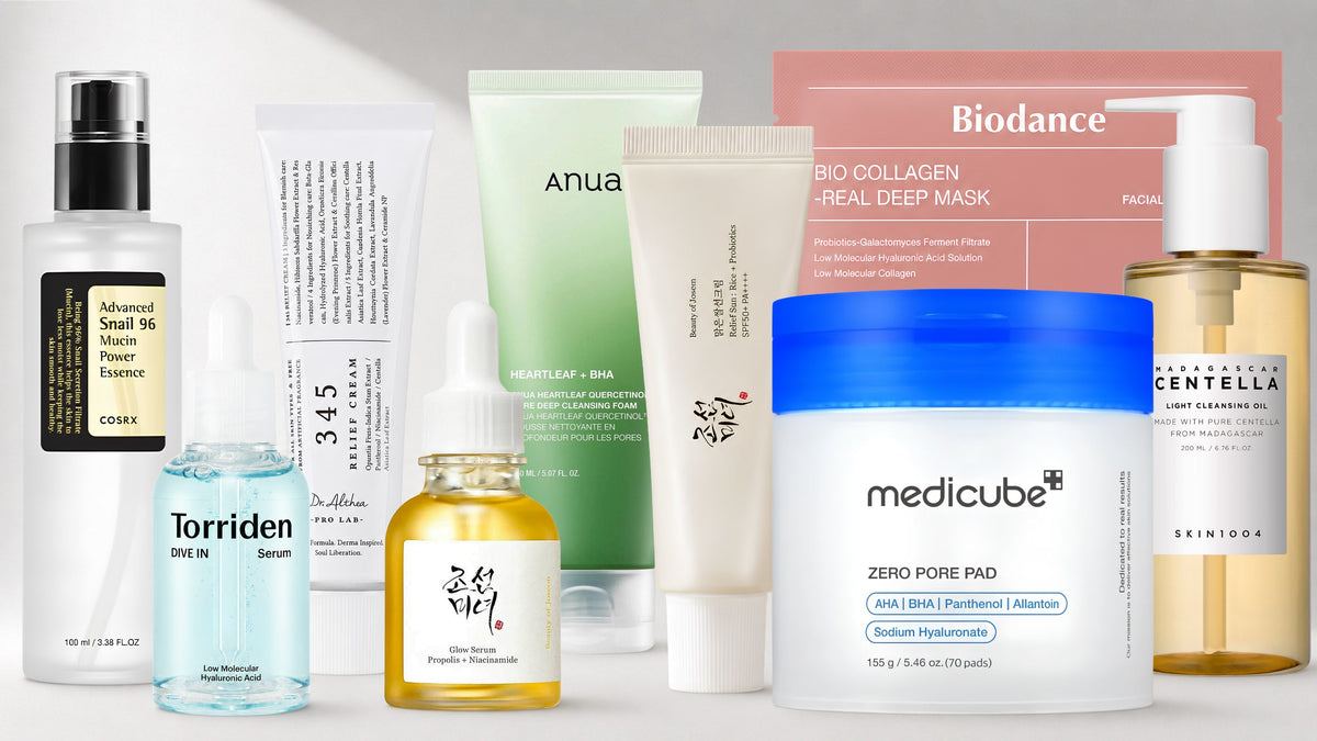 Korejska kozmetika: serumi, kreme, SPF in maske znamk COSRX, Anua, Beauty of Joseon, Torriden, Biodance in SKIN1004
