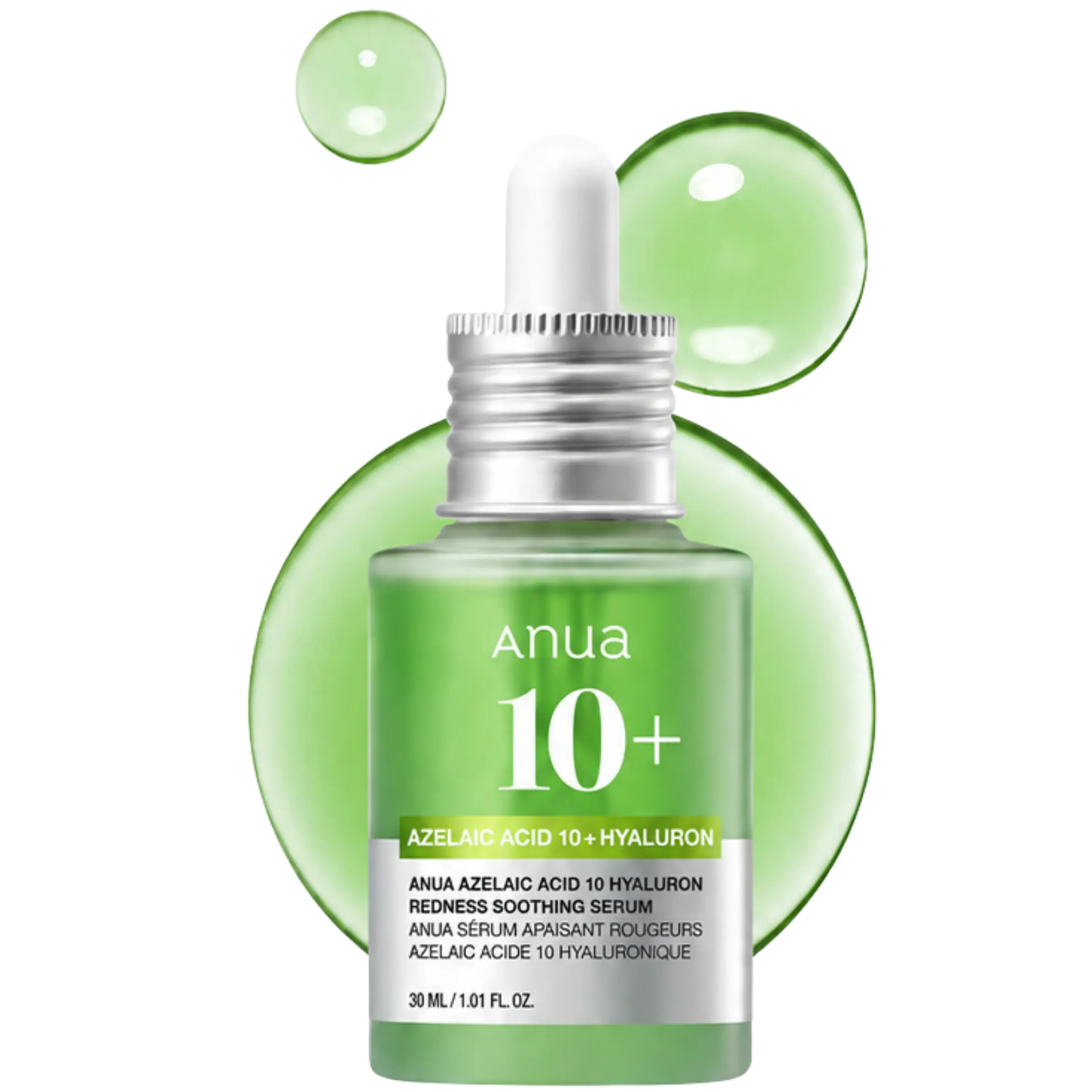 ANUA Azelaic Acid 10 Hyaluron Redness Soothing Serum - serum z azelainsko kislino proti rdečici