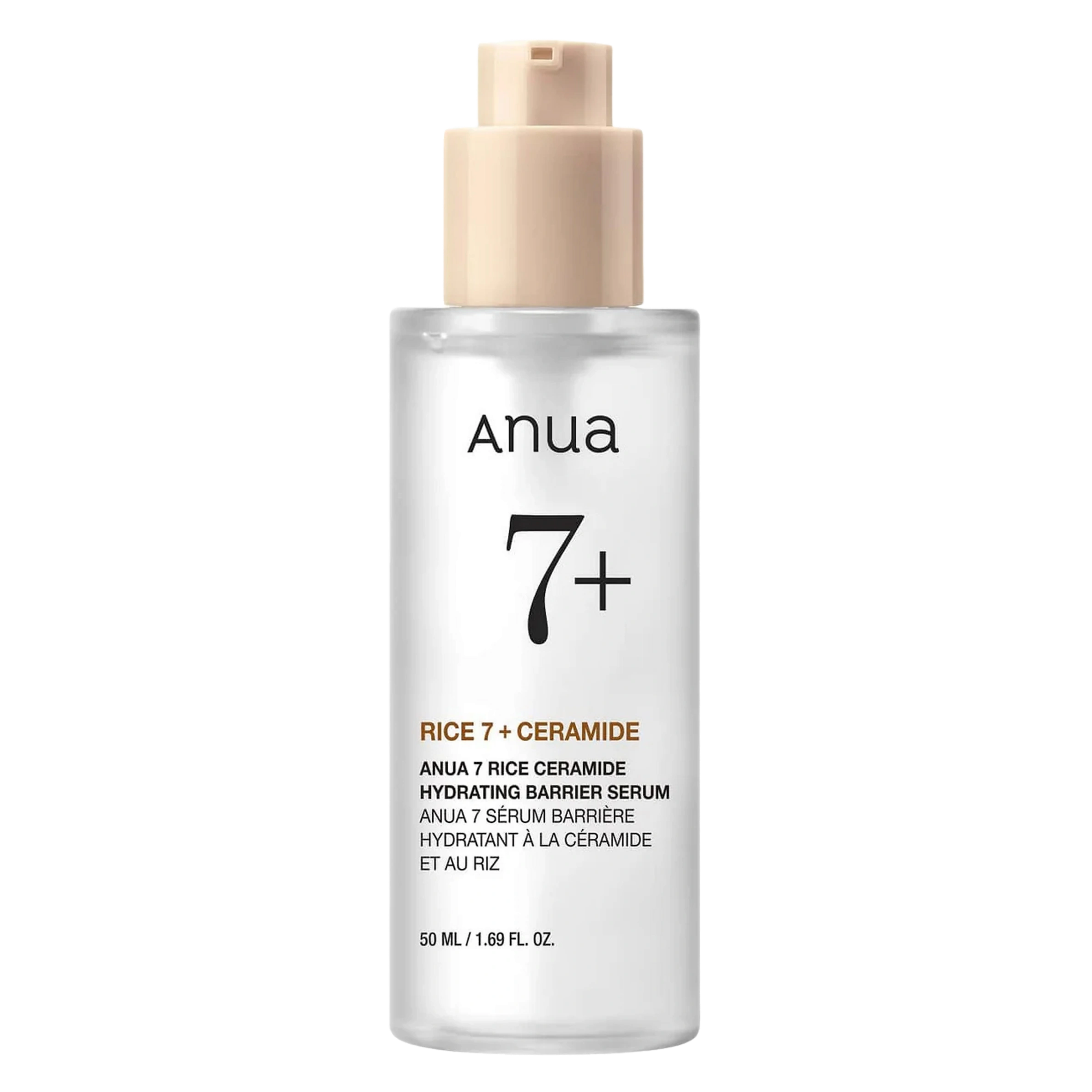 ANUA Rice Ceramide 7 Hydrating Barrier Serum - vlažilni serum za obnovo kožne pregrade