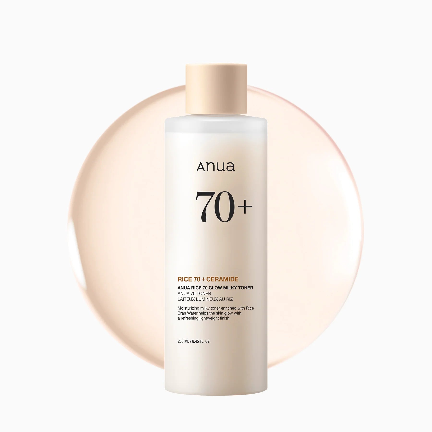 ANUA Rice 70 Glow Milky Toner — vlažilni mlečni tonik z riževim izvlečkom