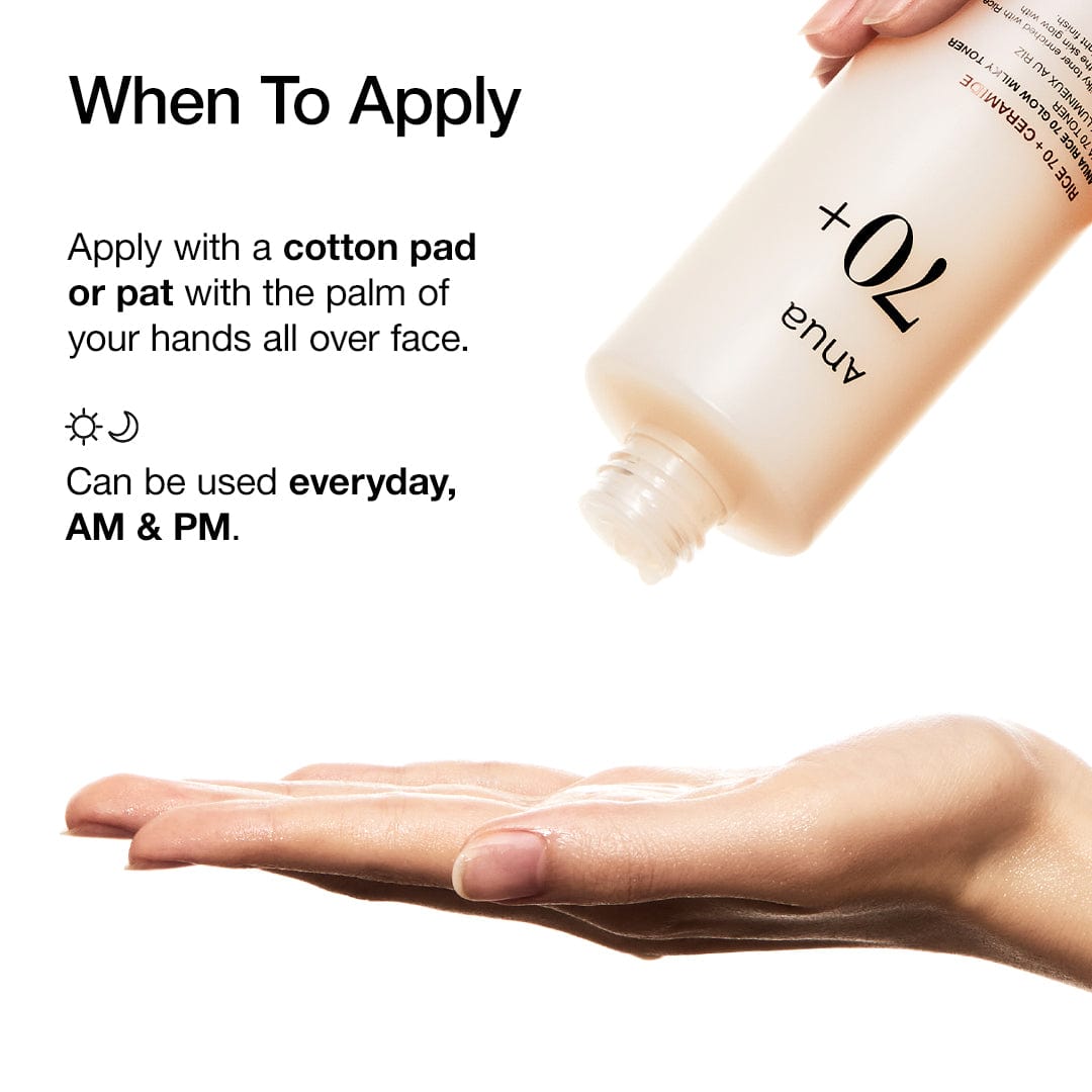 ANUA Rice 70 Glow Milky Toner - korejska kozmetika