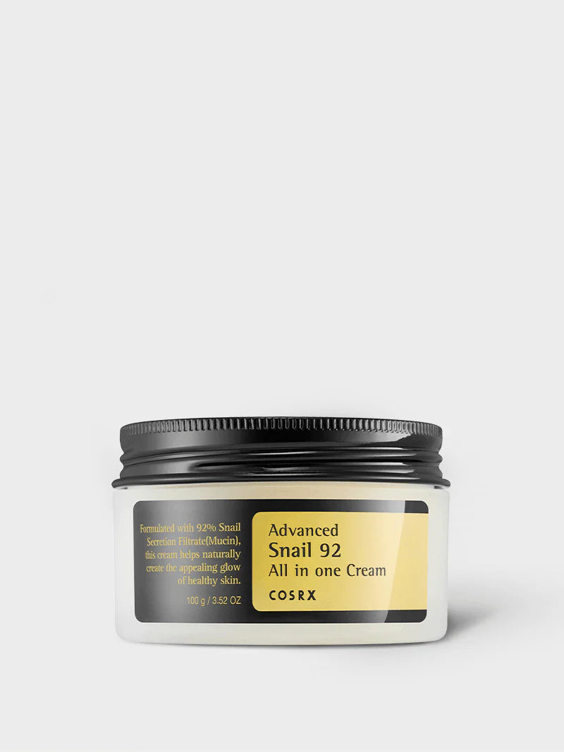 COSRX Advanced Snail 92 All In One Cream — vlažilna gel krema s polžjo sluzjo