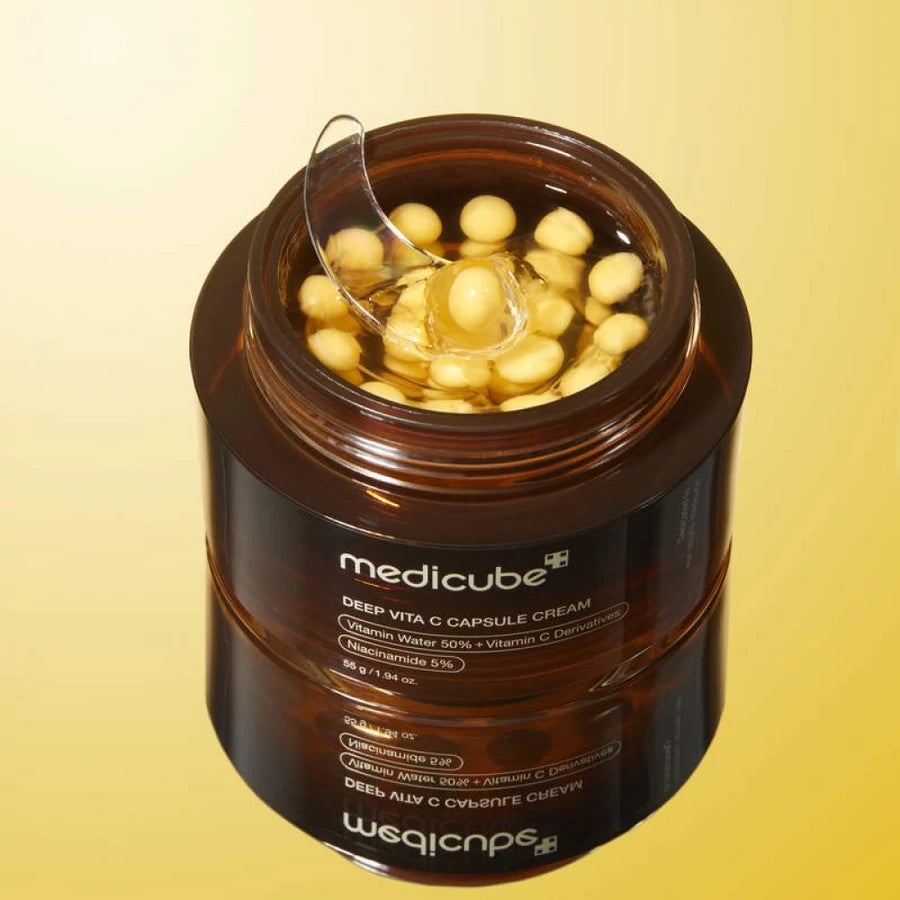 MEDICUBE Deep Vita C Capsule Cream — kapsulna krema z vitaminom C