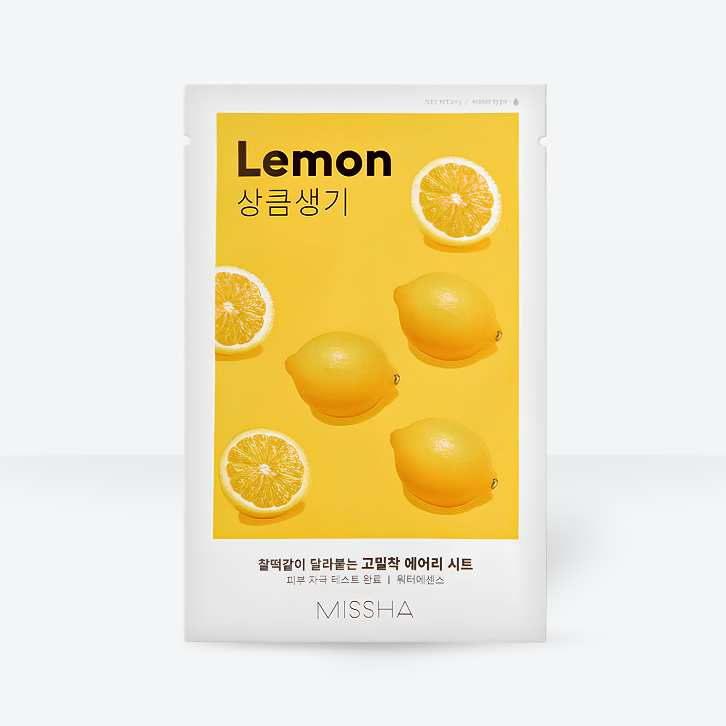 MISSHA Airy Fit Sheet Mask Lemon (limona) - korejska kozmetika dglow