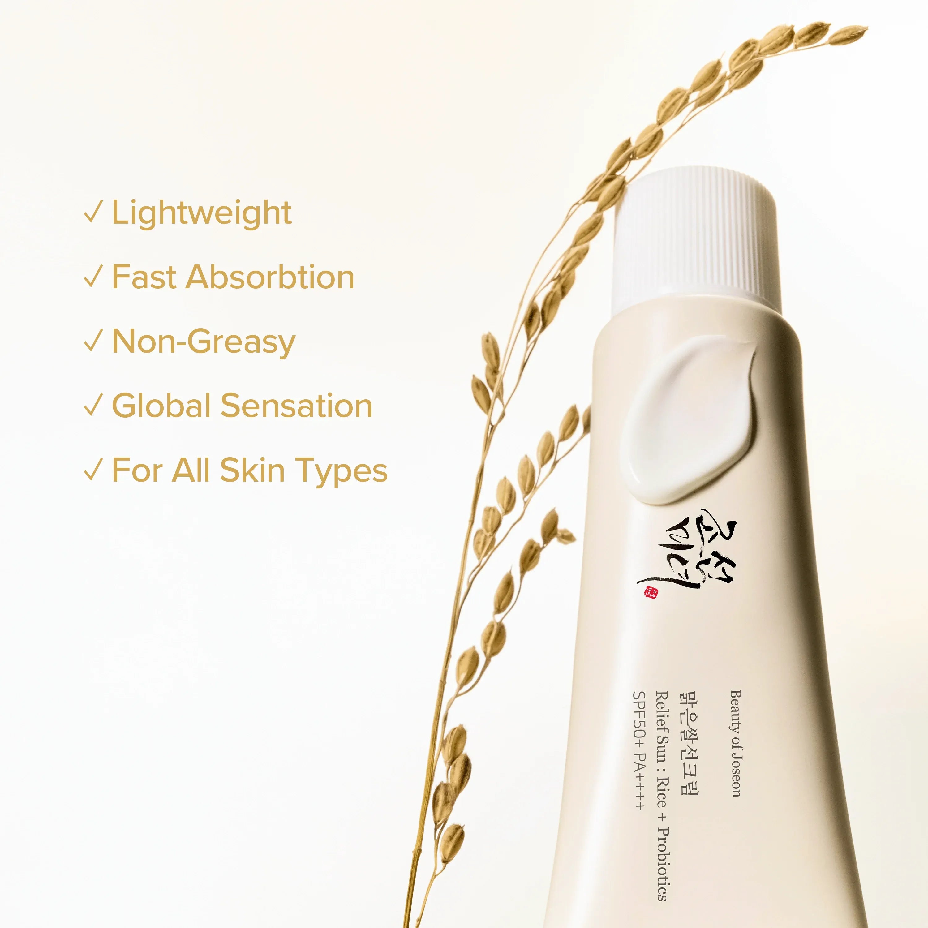 Beauty of Joseon Relief Sun Rice + Probiotic SPF50+ - korejska kozmetika