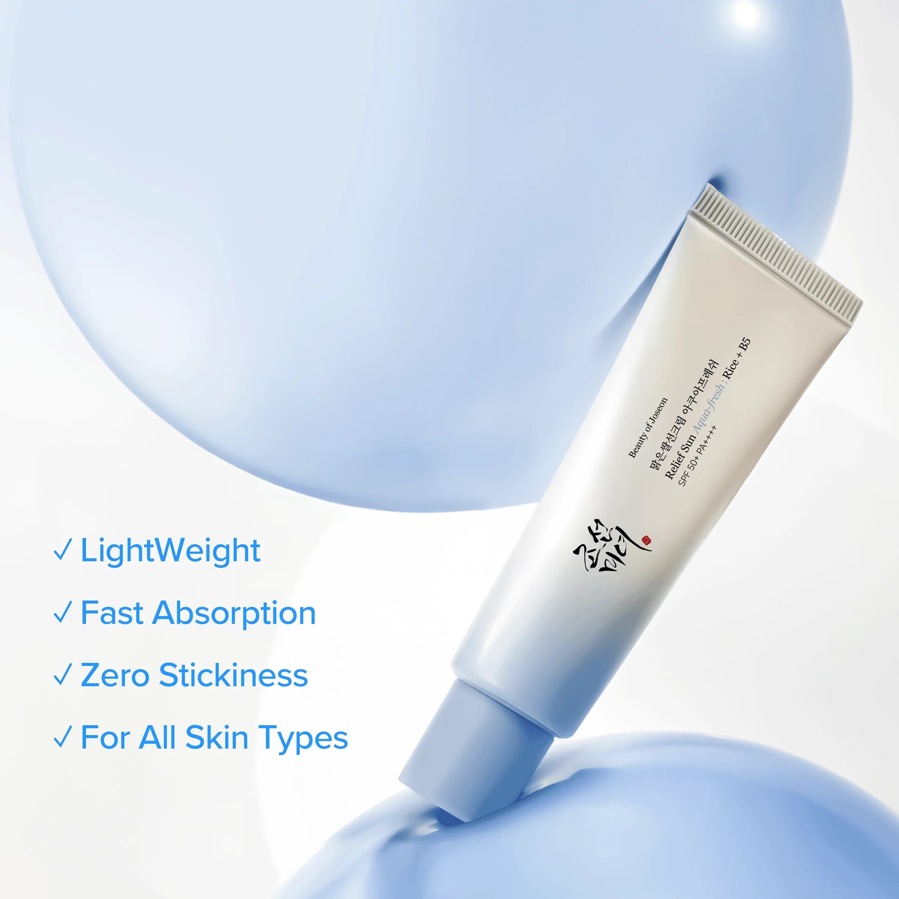 Beauty of Joseon Relief Sun Aqua-Fresh Rice + B5 SPF50+ - korejska kozmetika