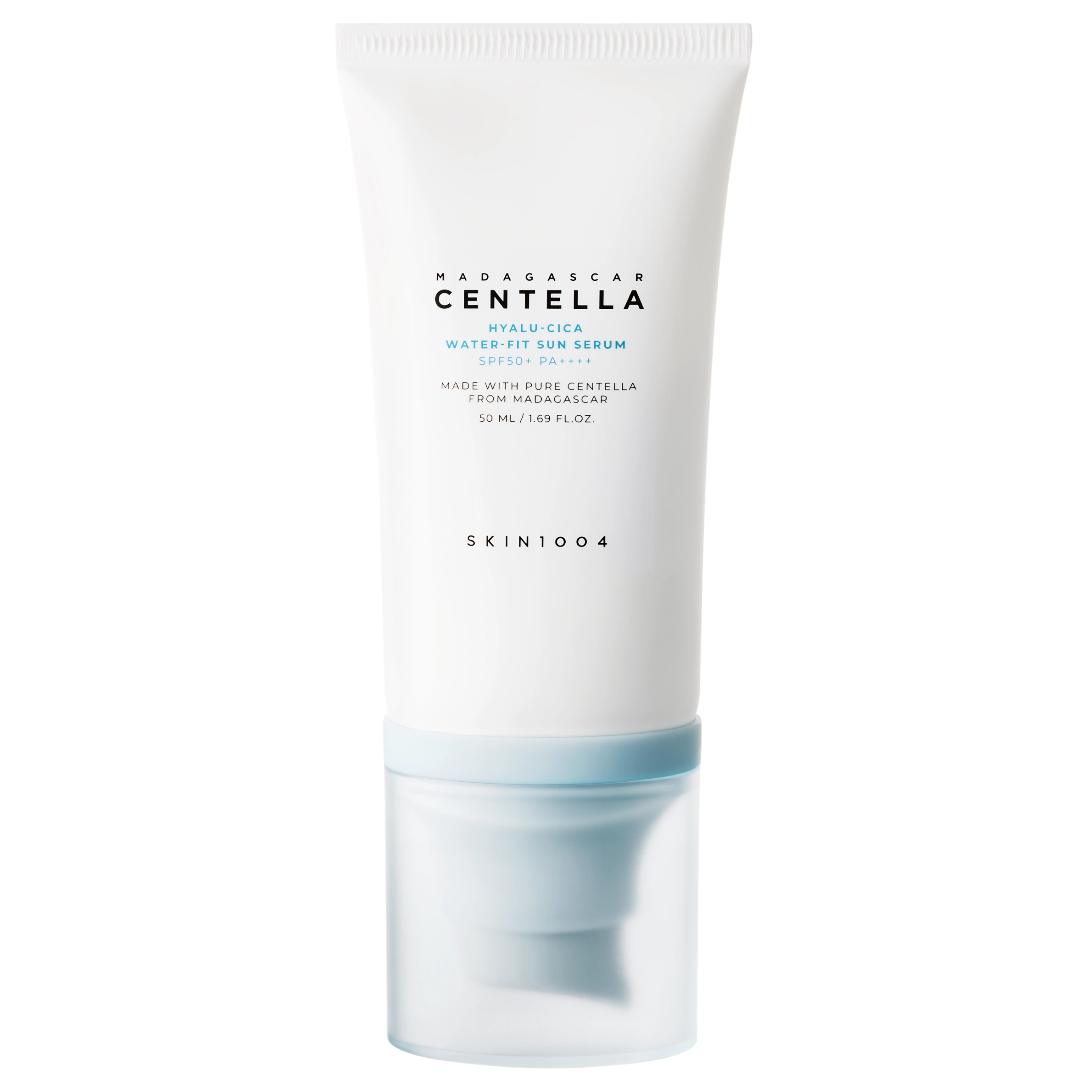 SKIN1004 Hyalu-Cica Water-Fit Sun Serum SPF50+ - lahek sončni serum s centello