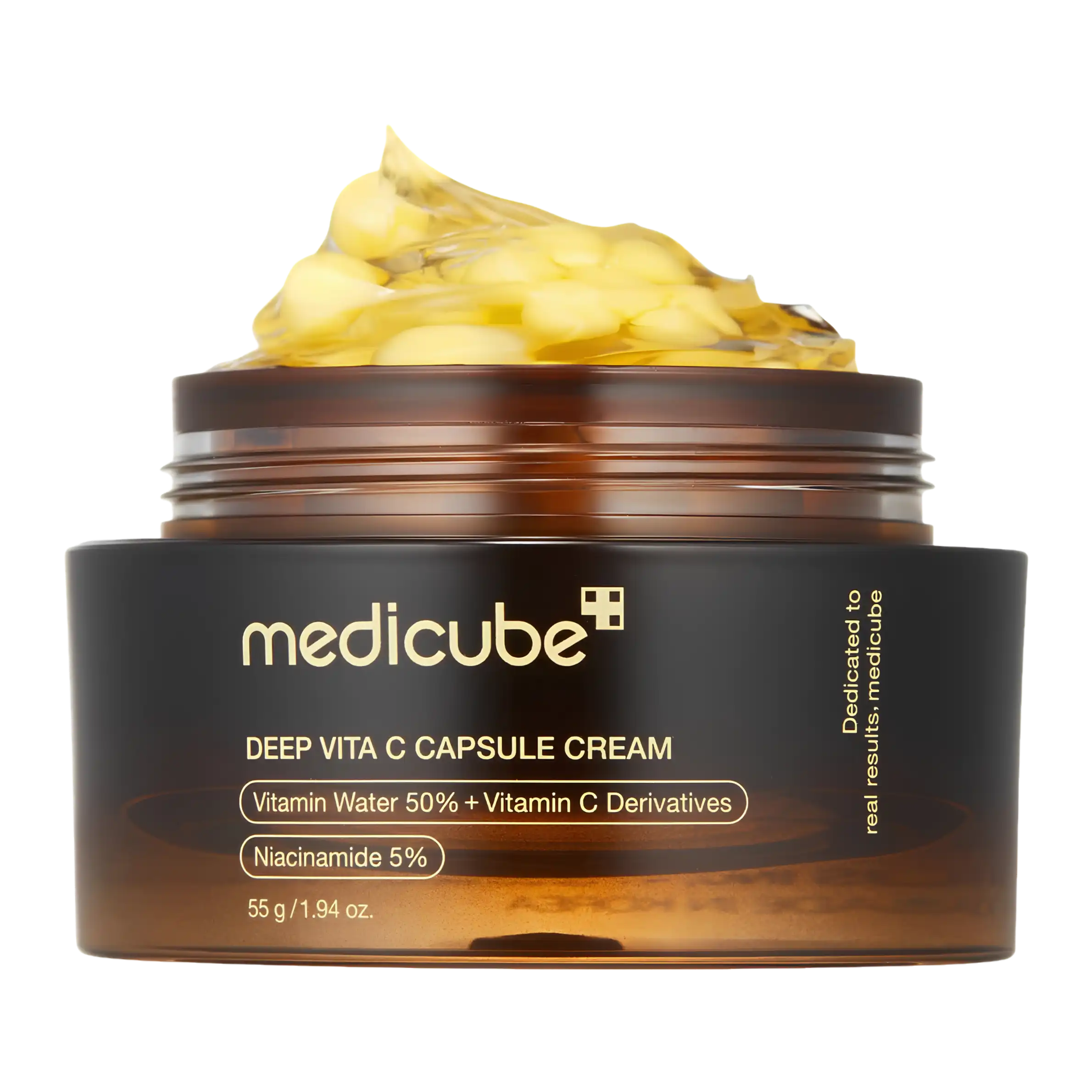 medicube Deep Vita C Capsule Cream - kapsulna krema z vitaminom C za posvetlitev kože
