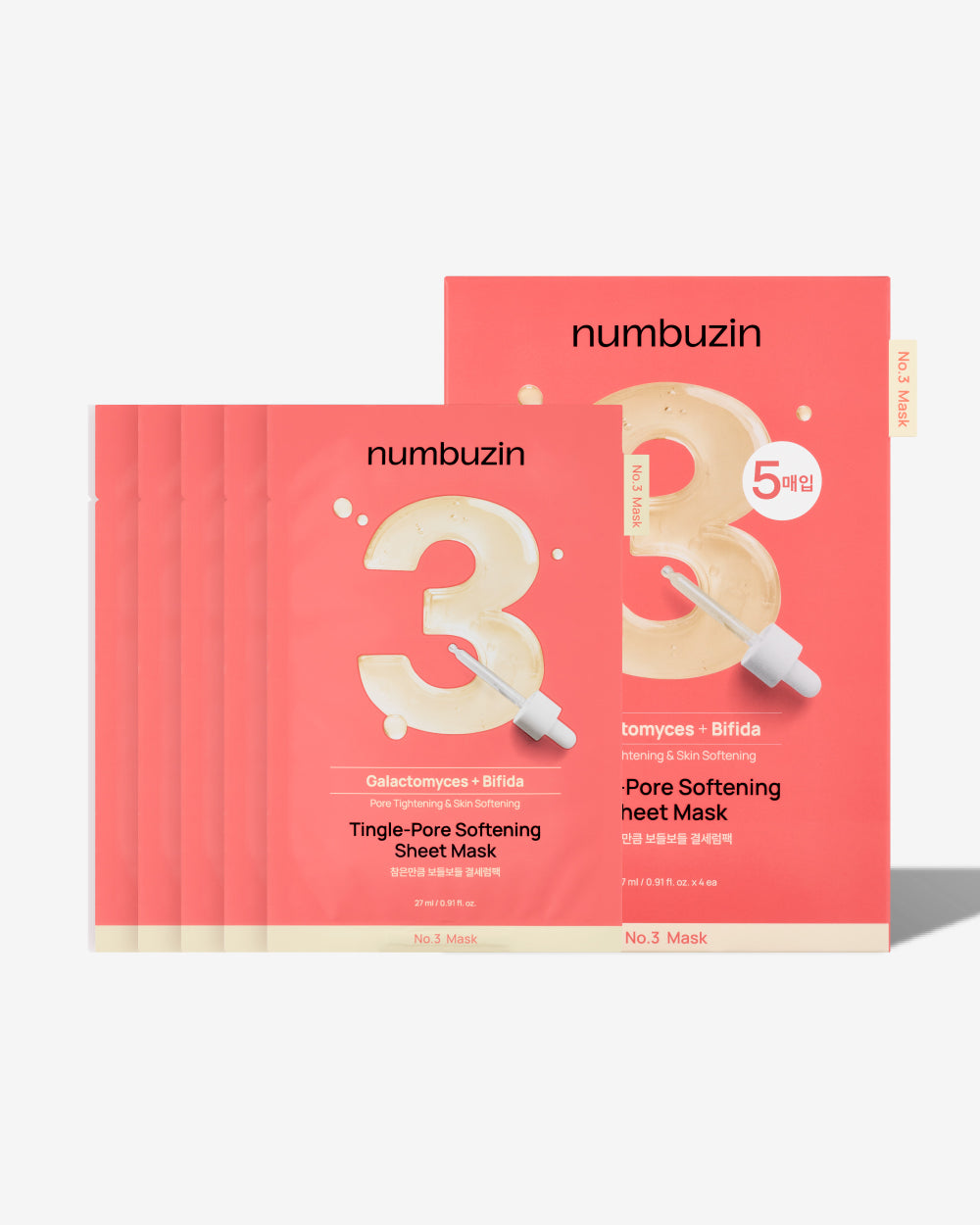 NUMBUZIN No.3 Tingle-Pore maska embalaža