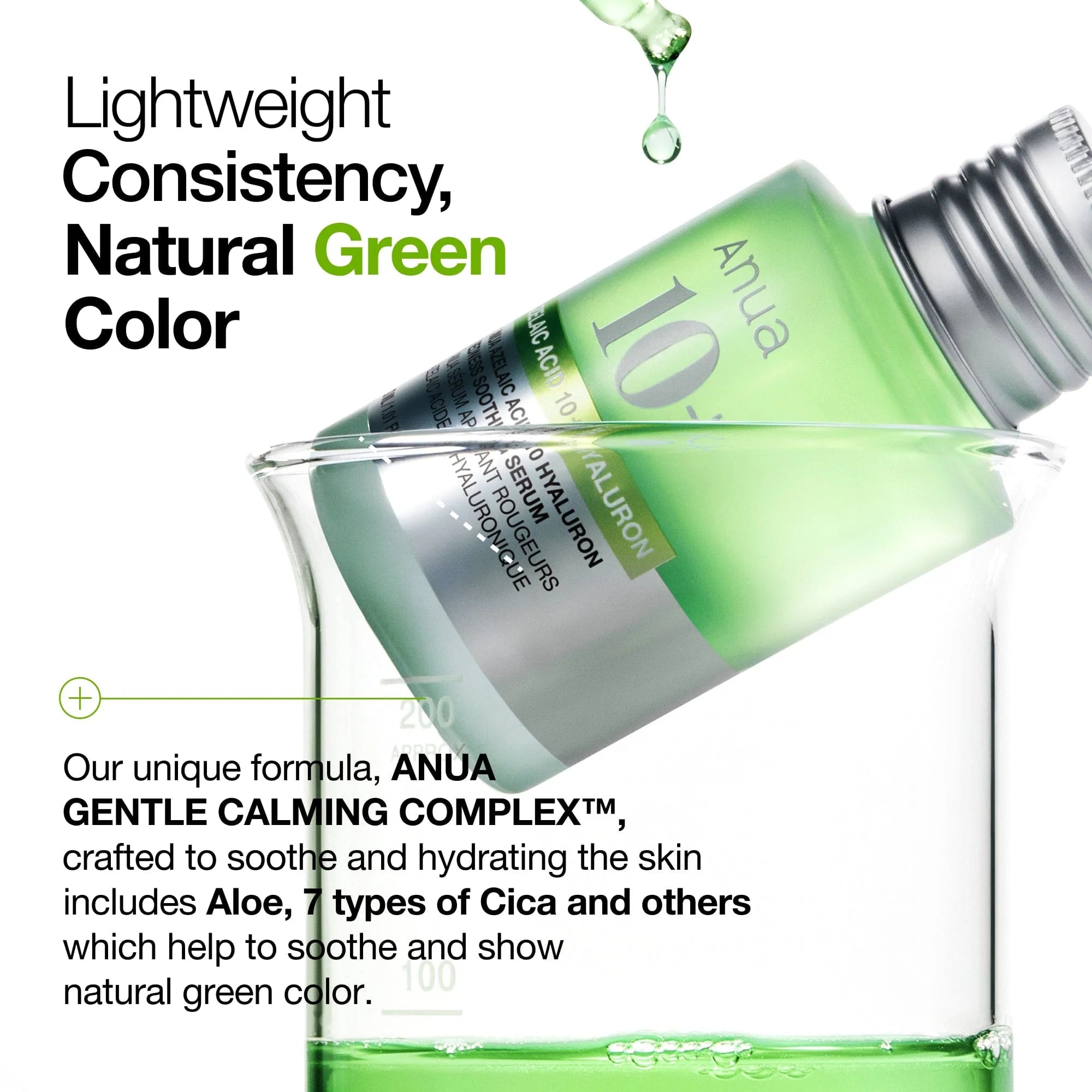 ANUA Azelaic Acid 10 Hyaluron Redness Soothing Serum — serum z azelaično kislino