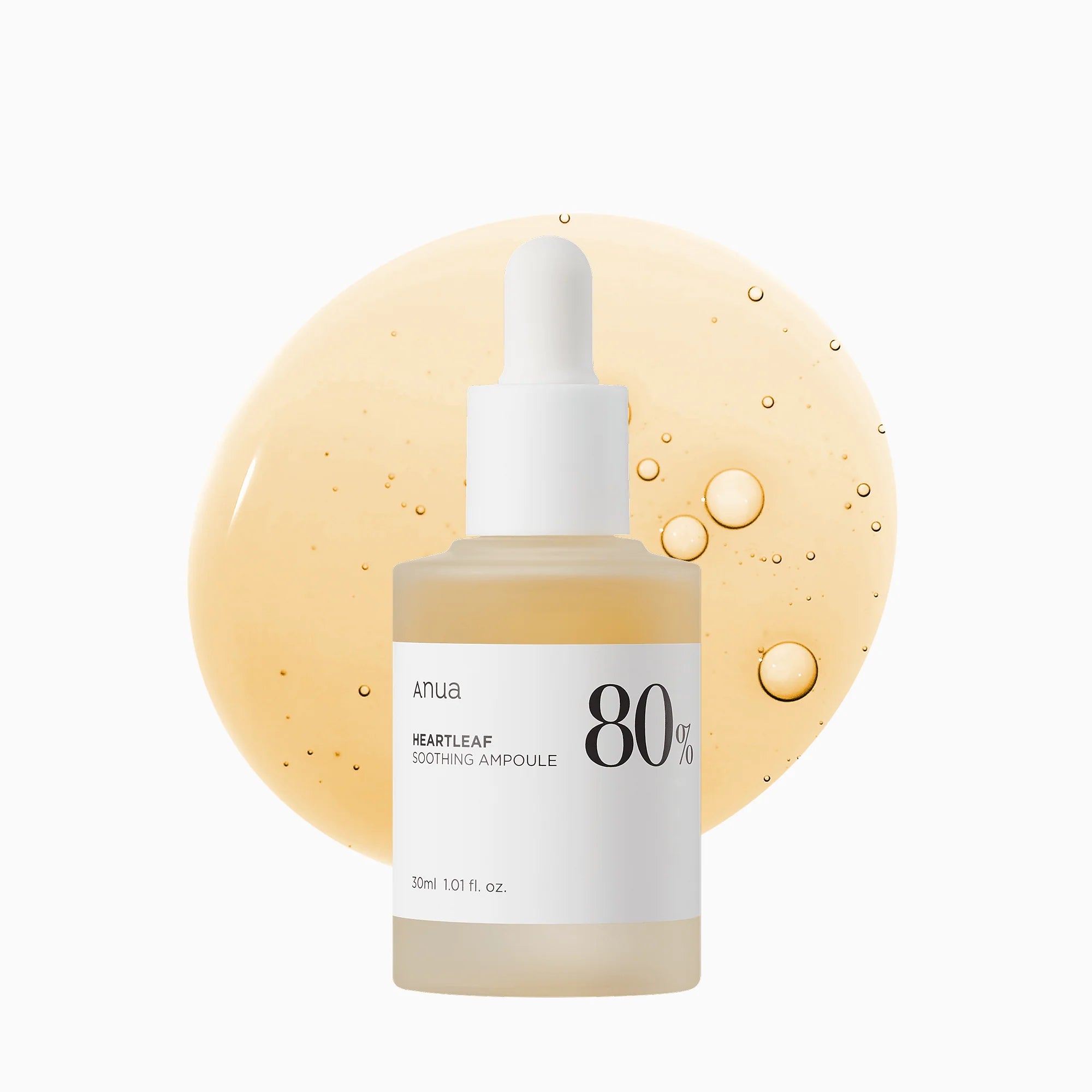 ANUA Heartleaf 80% Moisture Soothing Ampoule — pomirjujoča ampula s heartleafom