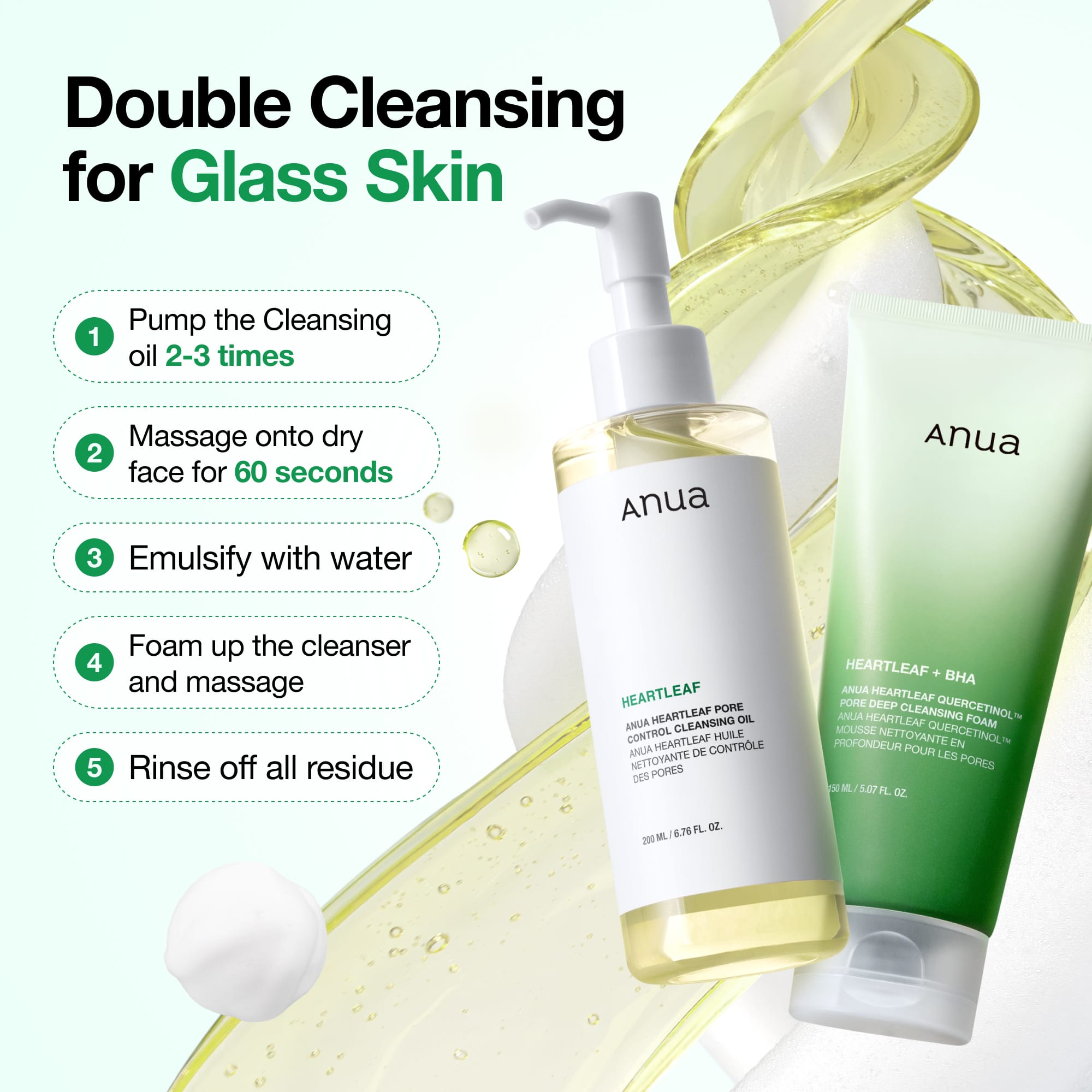 ANUA Heartleaf Pore Control Cleansing Oil tekstura