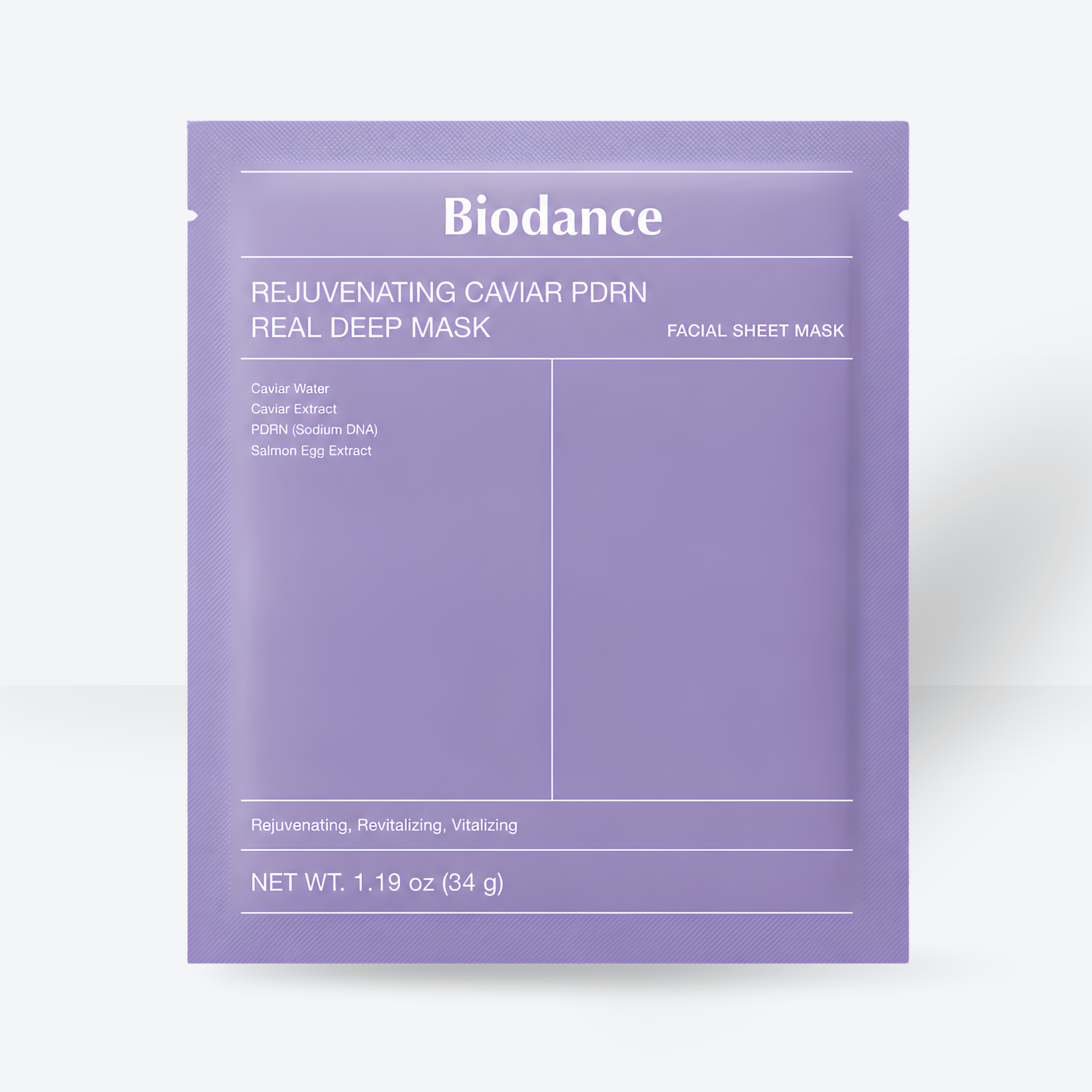 BIODANCE Rejuvenating Caviar PDRN Real Deep Mask - korejska kozmetika dglow