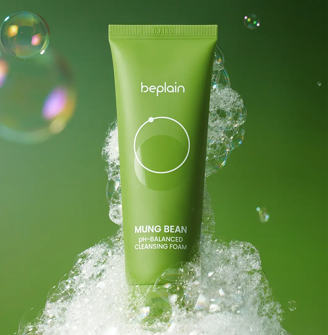 BEPLAIN Mung Bean Greenful pH Balanced Cleansing Foam - korejska kozmetika