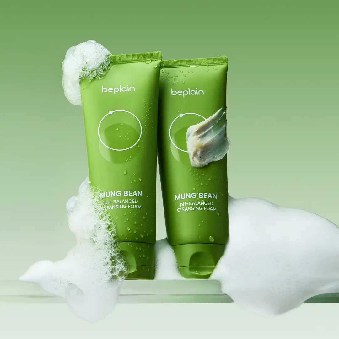 BEPLAIN Mung Bean Greenful pH Balanced Cleansing Foam - korejska kozmetika