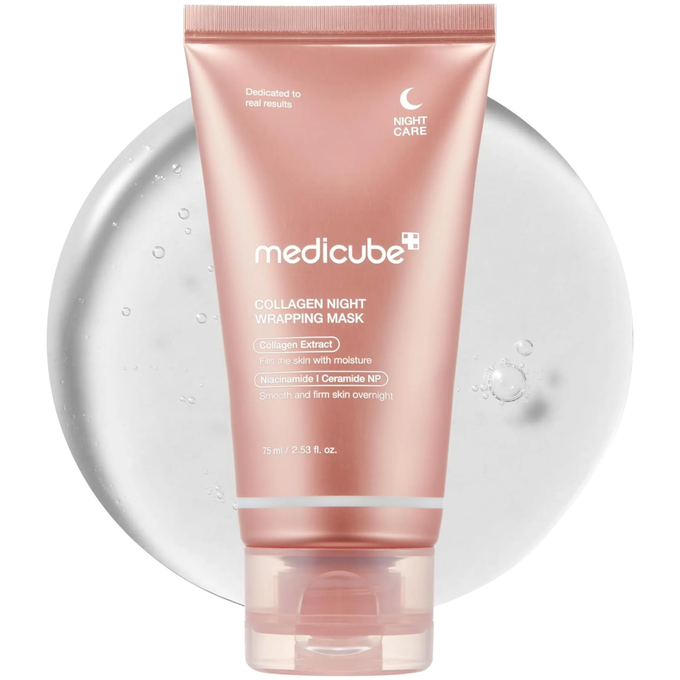 MEDICUBE Collagen Night Wrapping Mask — nočna peel-off maska s kolagenom
