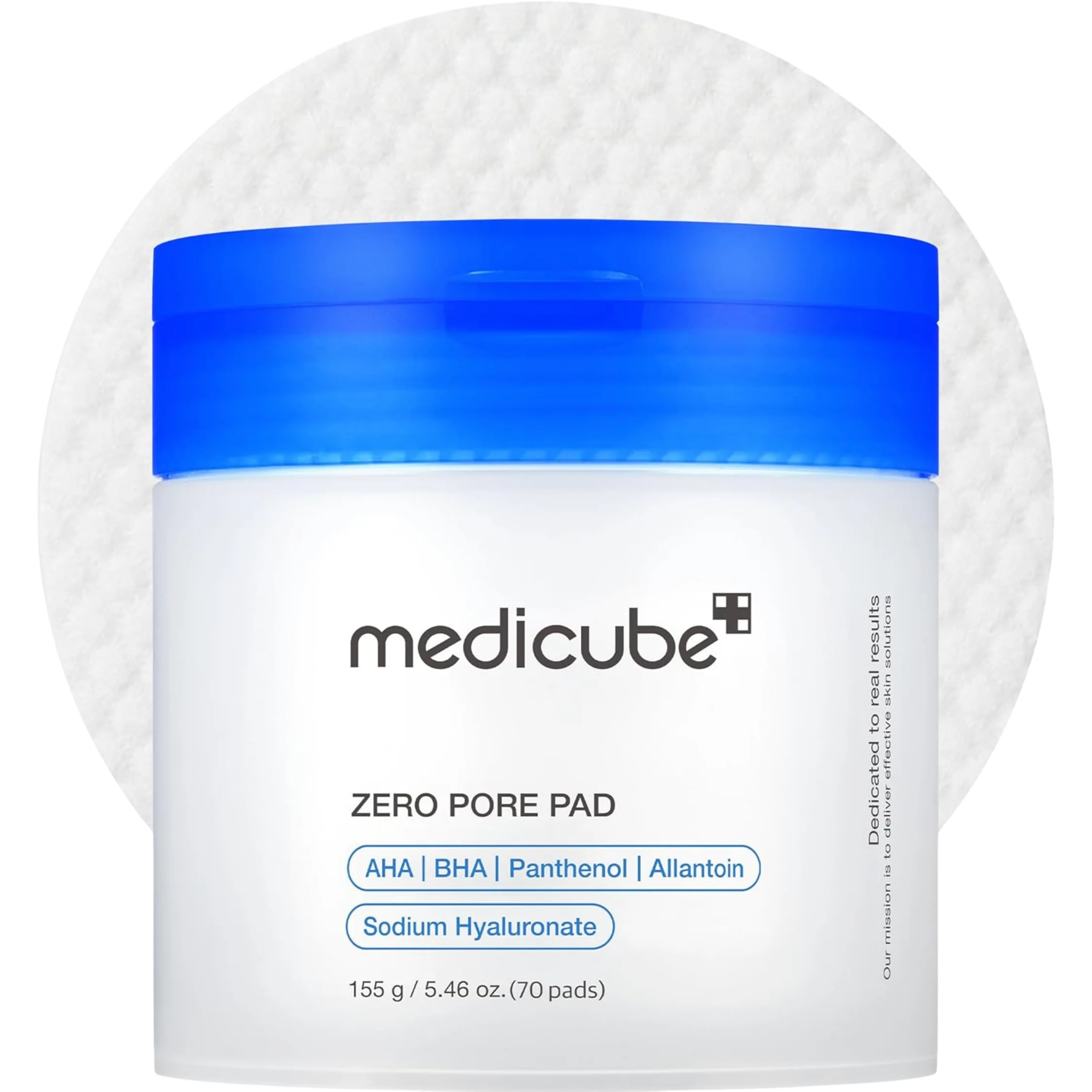 MEDICUBE Zero Pore Pad 2.0 — dvoslojne tonik blazinice za pore