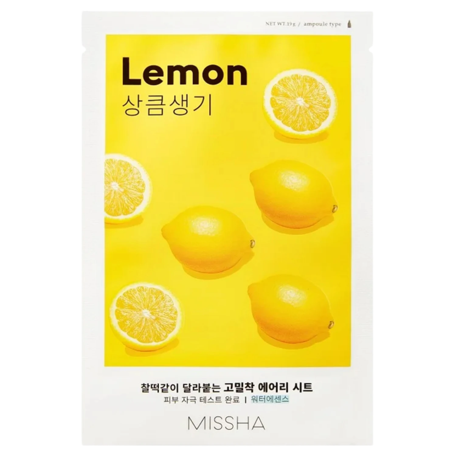 MISSHA Airy Fit Sheet Mask Lemon — sheet maska z limono