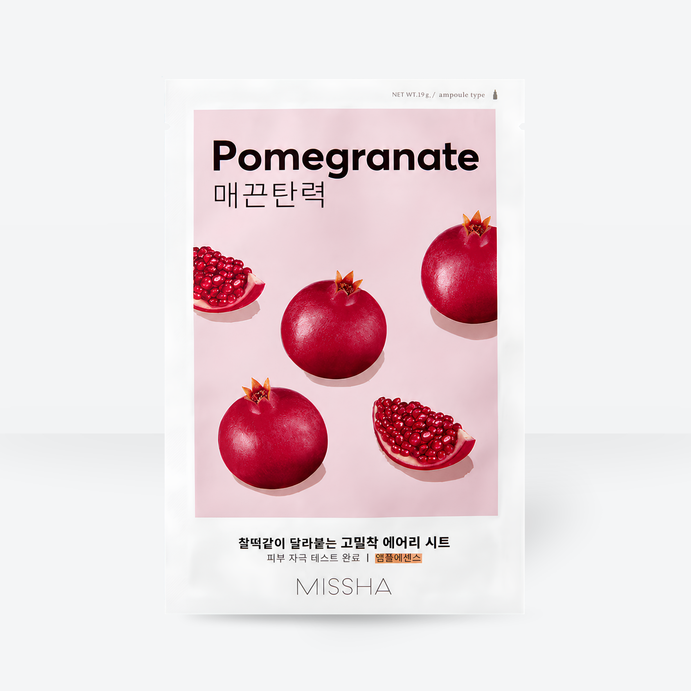 MISSHA Airy Fit Sheet Mask Pomegranate (granatno jabolko) - korejska kozmetika dglow