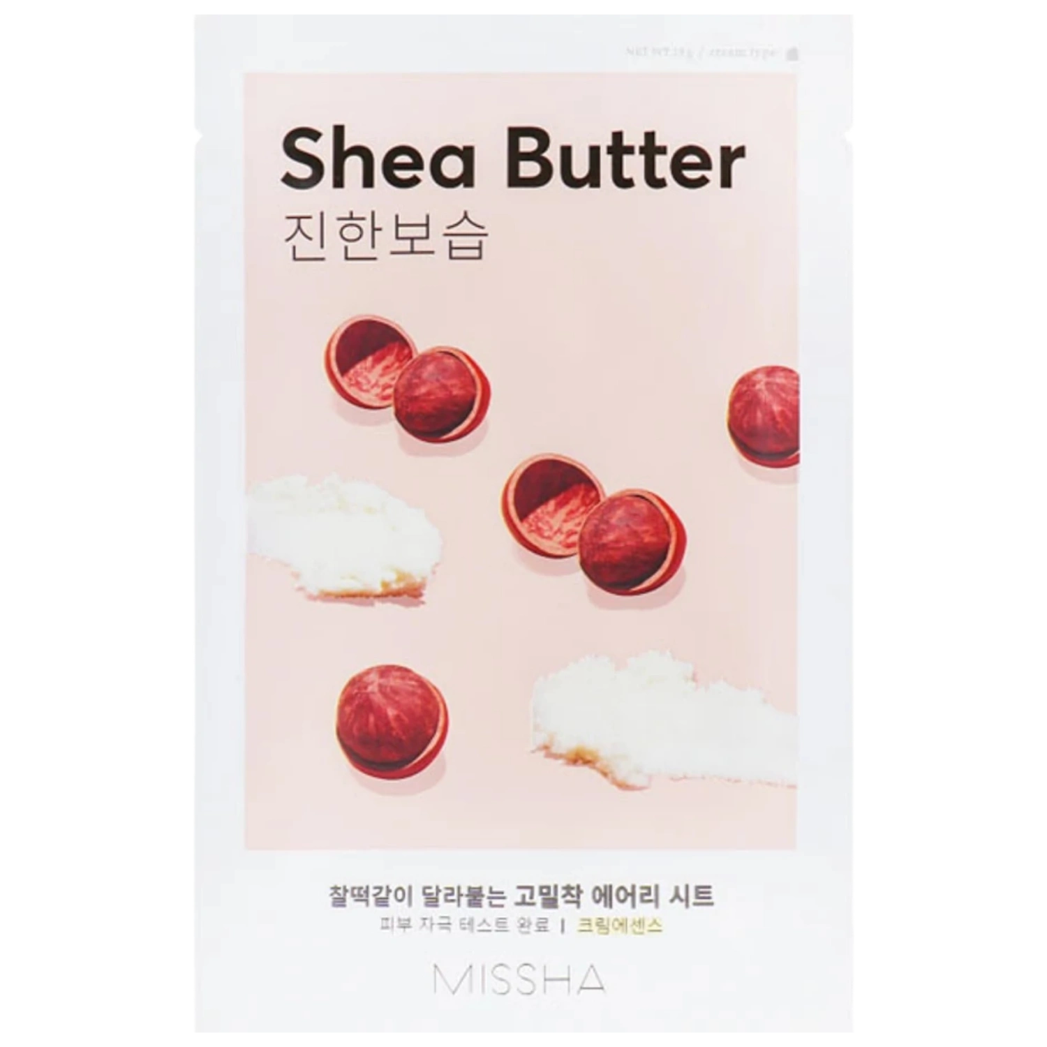 MISSHA Airy Fit Sheet Mask Shea Butter — sheet maska s karitejevim maslom