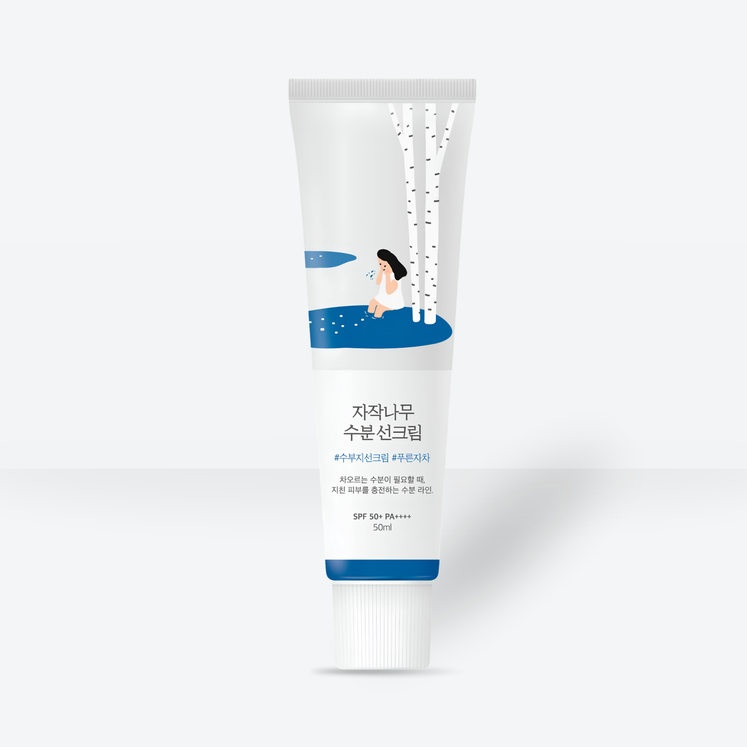 Round Lab Birch Juice Moisturizing Sunscreen SPF50+ PA++++ - korejska kozmetika dglow